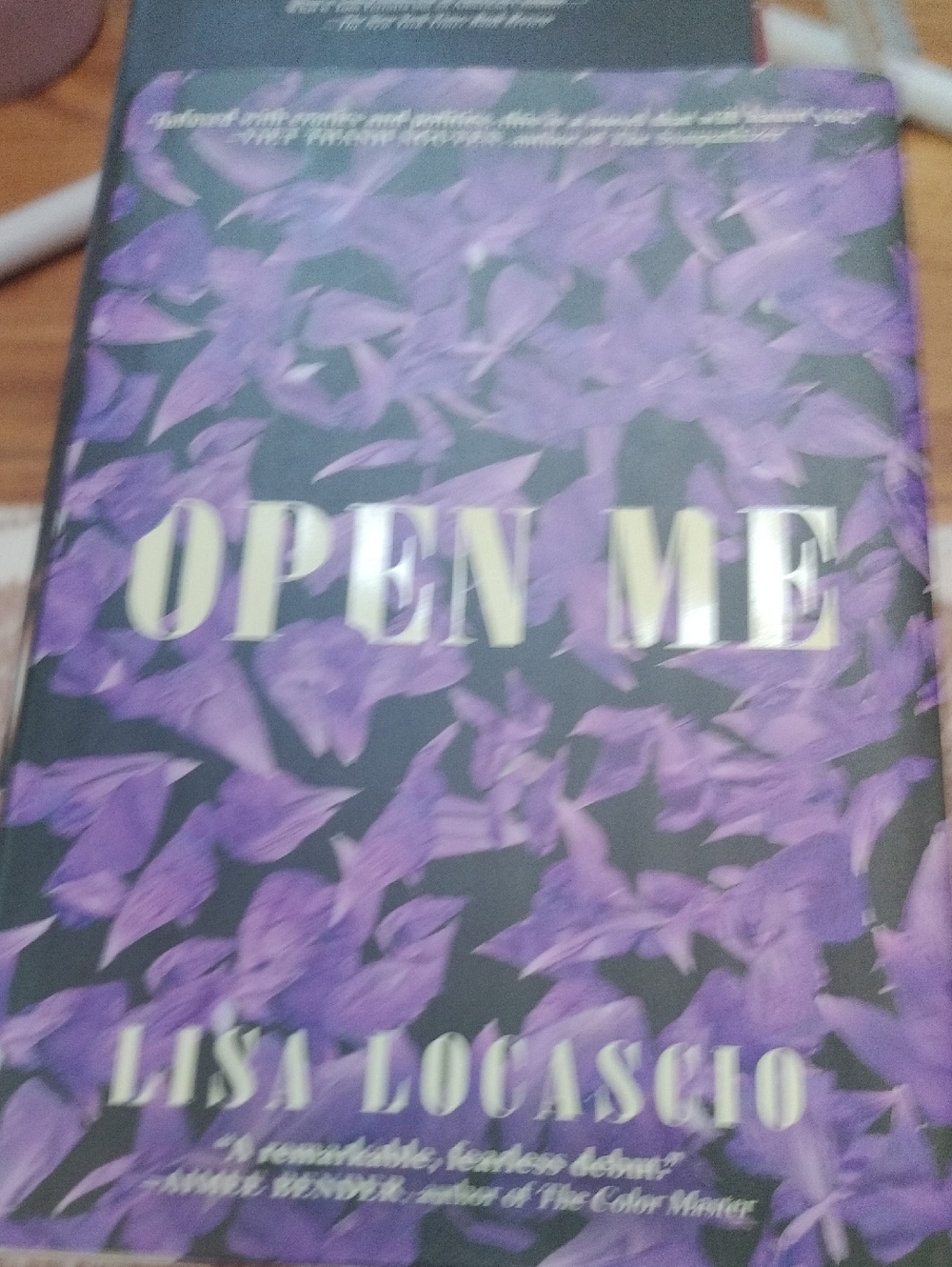 Open Me by Lisa LoCascio - Purple Floral Hardcover